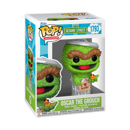 Pop! Television: Sesame Street Oscar the Grouch with Slimey