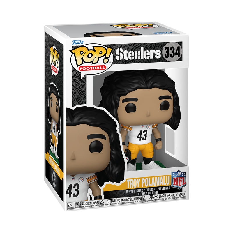 [Pre-Order] Pop! Football: NFL Legends Troy Polamalu (Steelers)