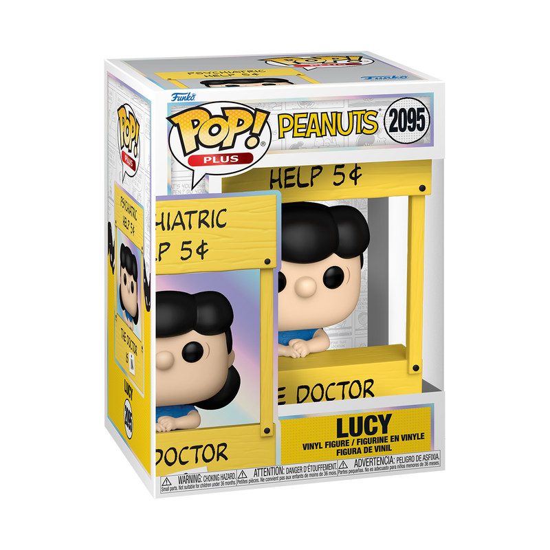 Pop! Animation: Peanuts Lucy with Doctor Stand