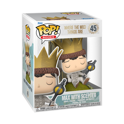 Pop! Books: Where the Wild Things Are Max with Scepter