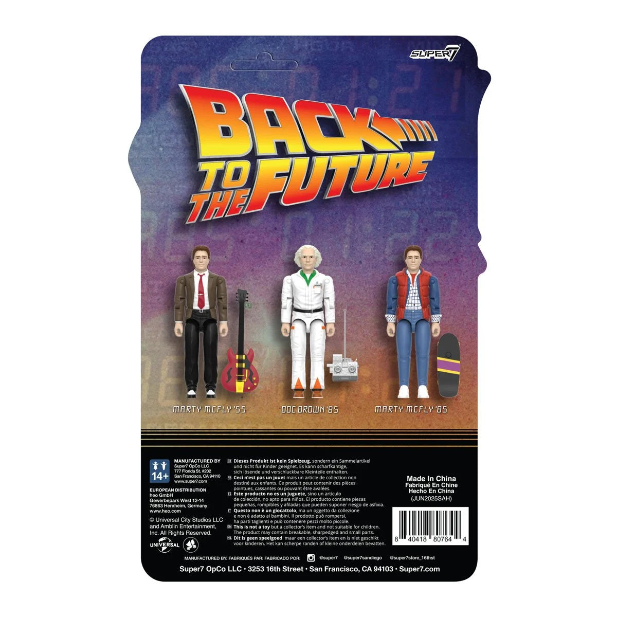 Back To The Future Marty McFly '85 3 3/4-Inch ReAction+ Figure