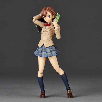 A Certain Scientific Railgun Mikoto Misaka Winter Version Revoltech Amazing Yamaguchi Action Figure