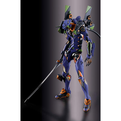 Evangelion Test Type-01 30th Anniversary with Spear Gaius Metal Build Action Figure