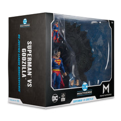 [Pre-Order] DC Multiverse Superman vs. Godzilla Megafig Justice League vs. Godzilla vs. Kong Action Figure 2-Pack
