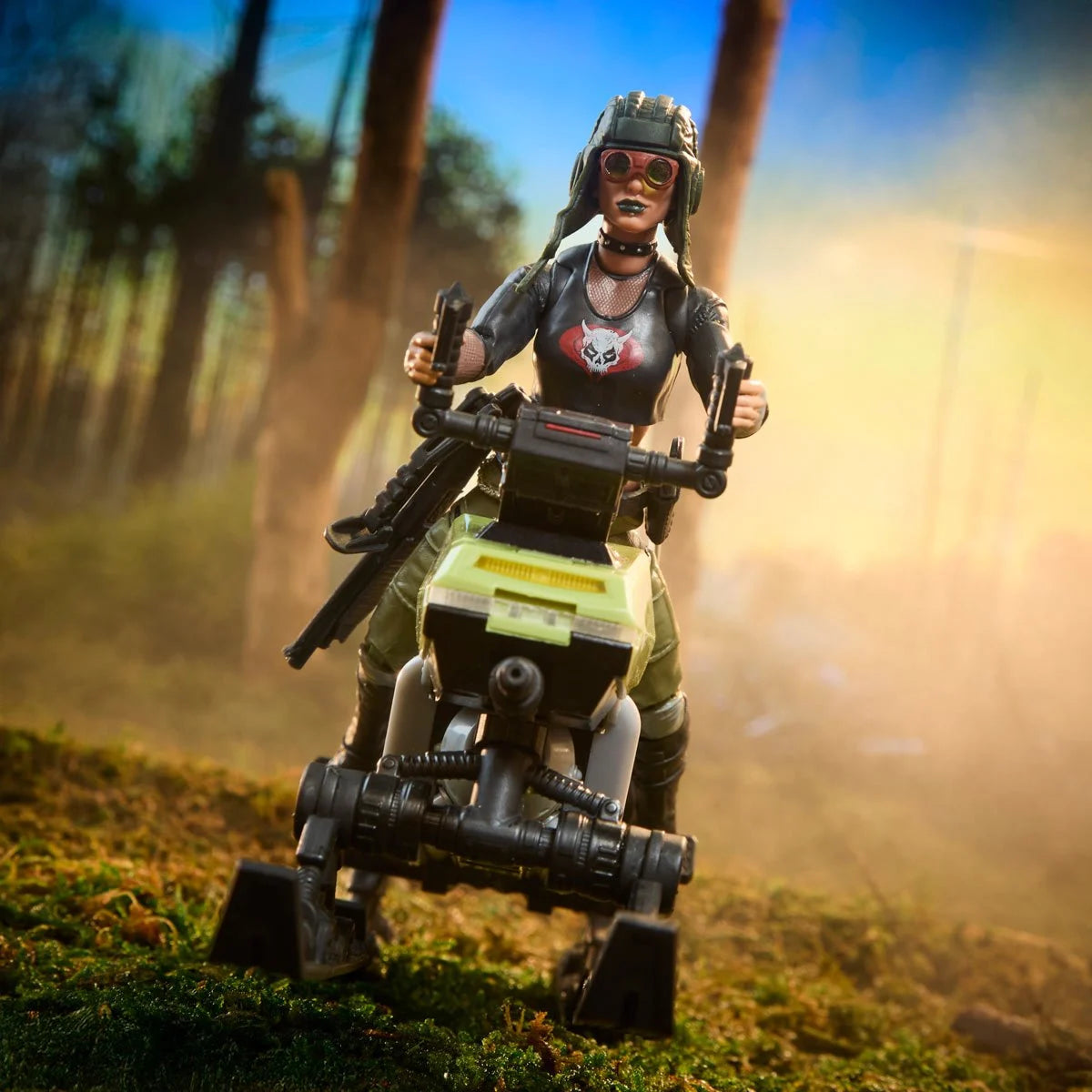 G.I. Joe Classified Series Zanya and Dreadnok Chameleon (Swamp Skier) Vehicle 6-Inch Action Figure