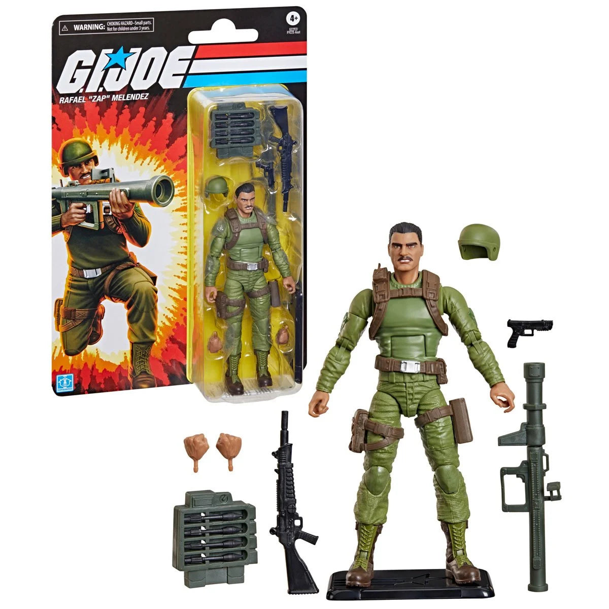 G.I. Joe Classified Series Retro Cardback Rafael Zap Melendez 6-Inch Action Figure