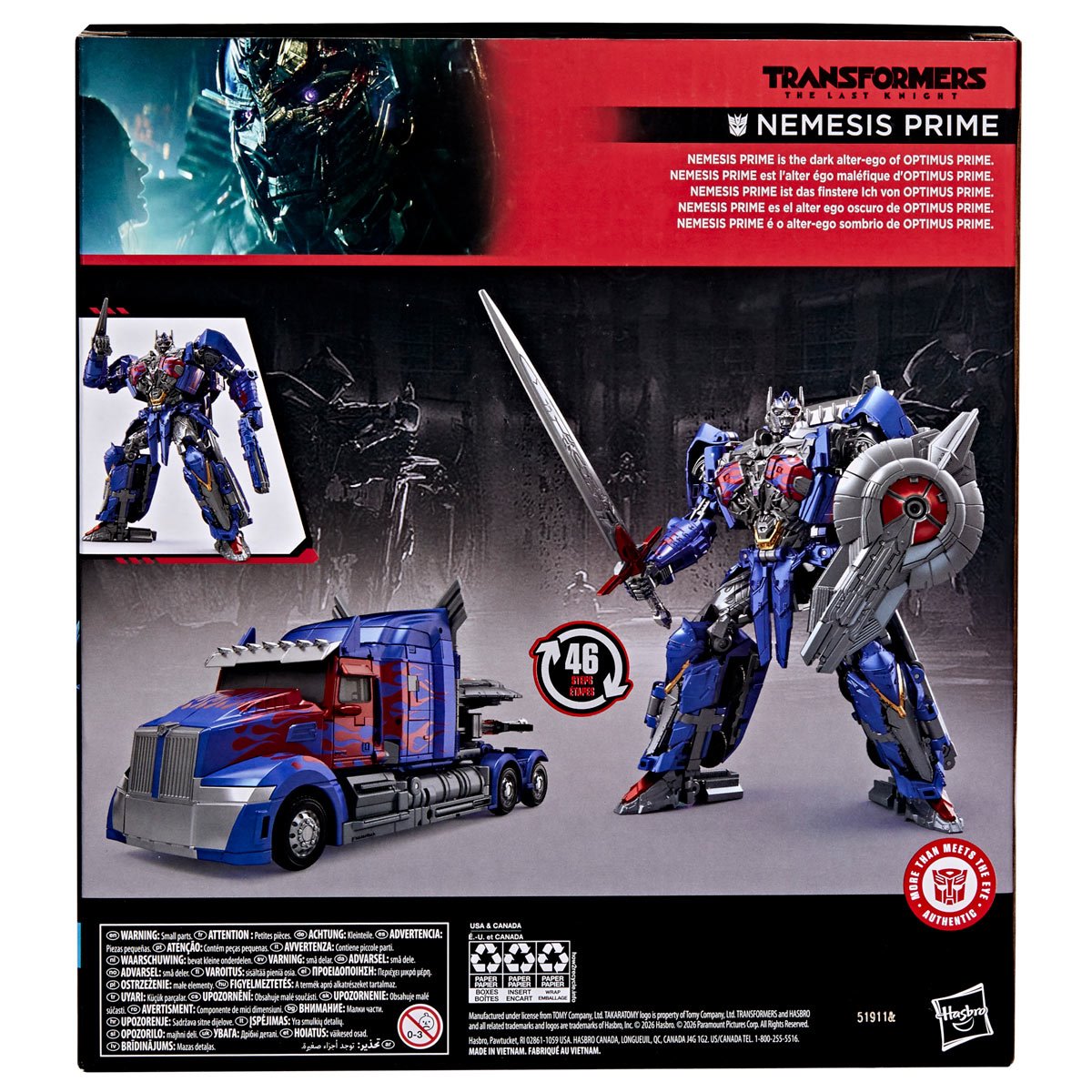 Transformers Studio Series Leader Class Transformers: Age of Extinction Nemesis Prime Action Figure