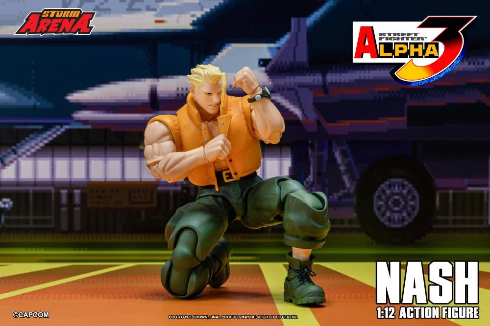 Street Fighter Alpha 3 Storm Arena Nash 1/12 Scale Action Figure