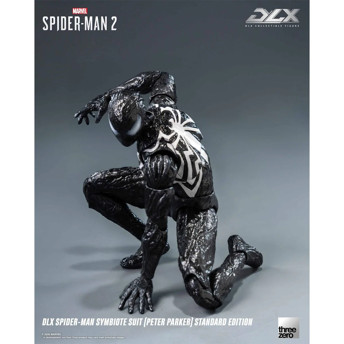 Marvel Spider-Man 2 Spider-Man Symbiote Suit Peter Parker Standard Edition DLX Action Figure