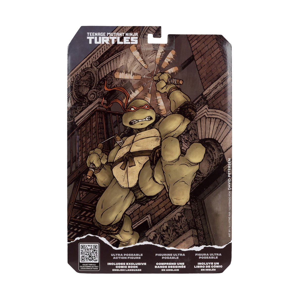 Teenage Mutant Ninja Turtles Page Punchers Wave 2 Michelangelo 5-Inch Scale Action Figure with Comic