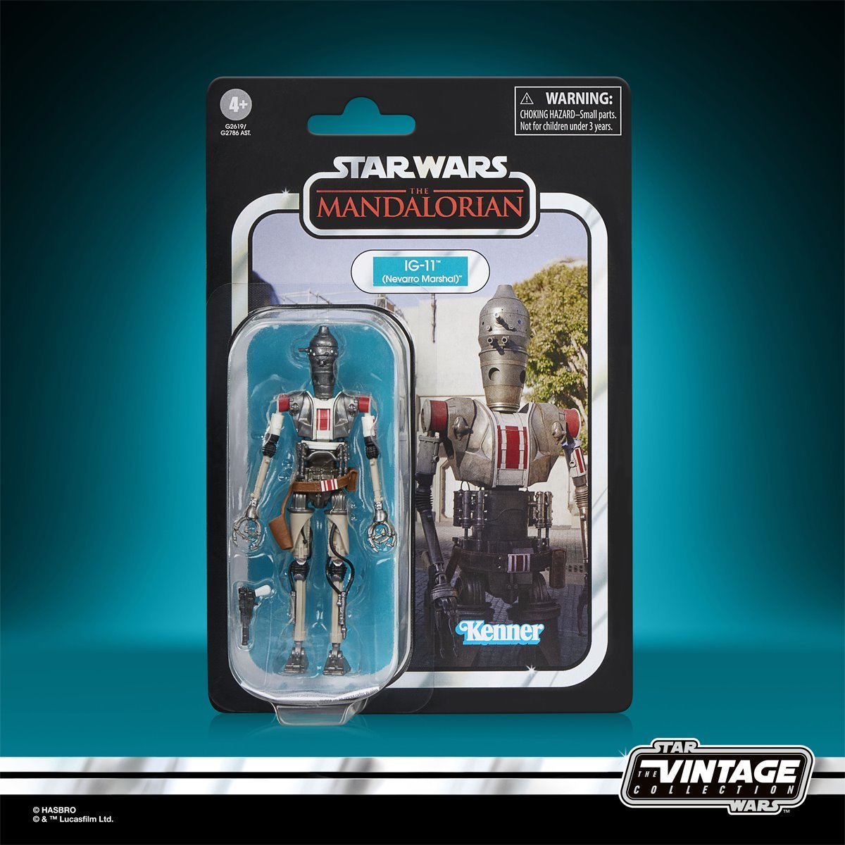 Star Wars The Vintage Collection The Mandalorian IG-11 (Nevarro Marshal) 3 3/4-Inch Action Figure