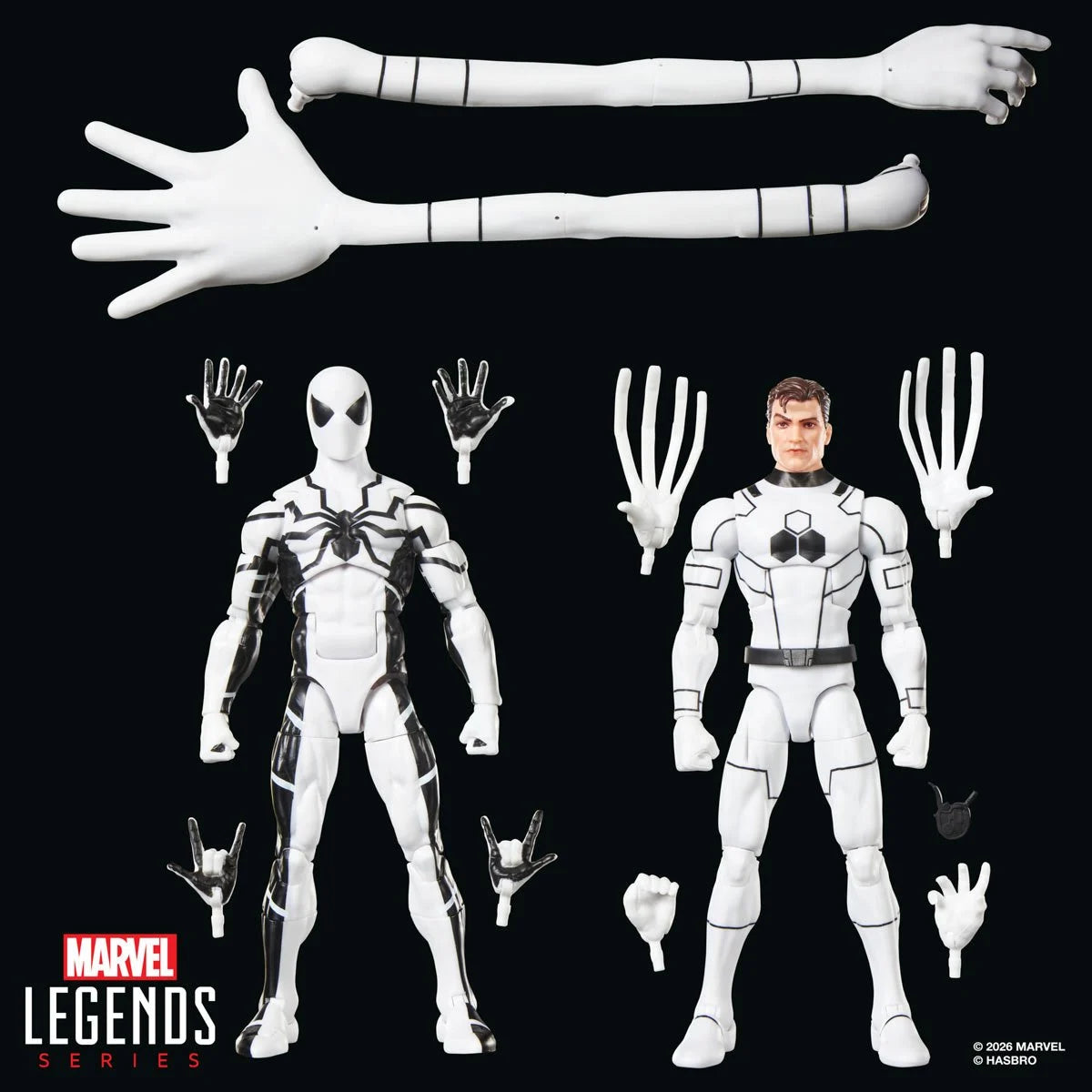 Marvel Legends Series Future Foundation Spider-Man & Mister Fantastic 6-Inch Action Figures 2-Pack