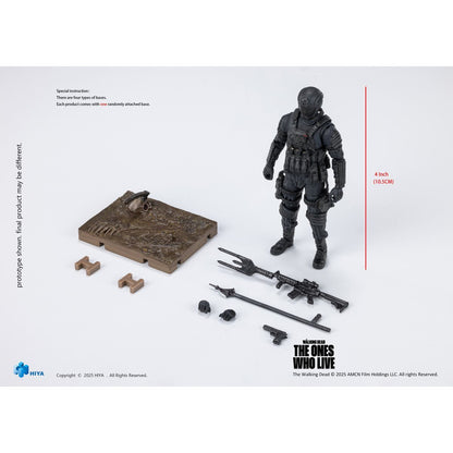 The Walking Dead The Ones Who Lived CRM Soldier Exquisite Mini Series 1:18 Scale Action Figure
