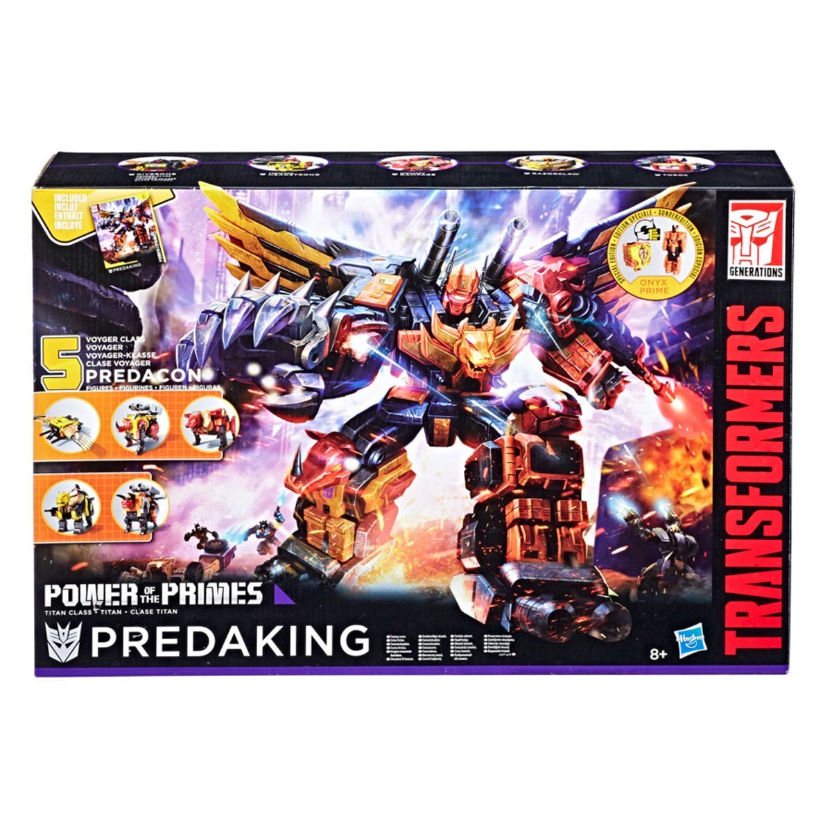 Transformers Power of the Primes Predaking Combiner Team Set