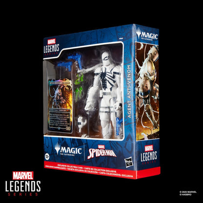 Spider-Man Marvel Legends Magic: The Gathering Agent Anti-Venom 6-Inch Action Figure and Card