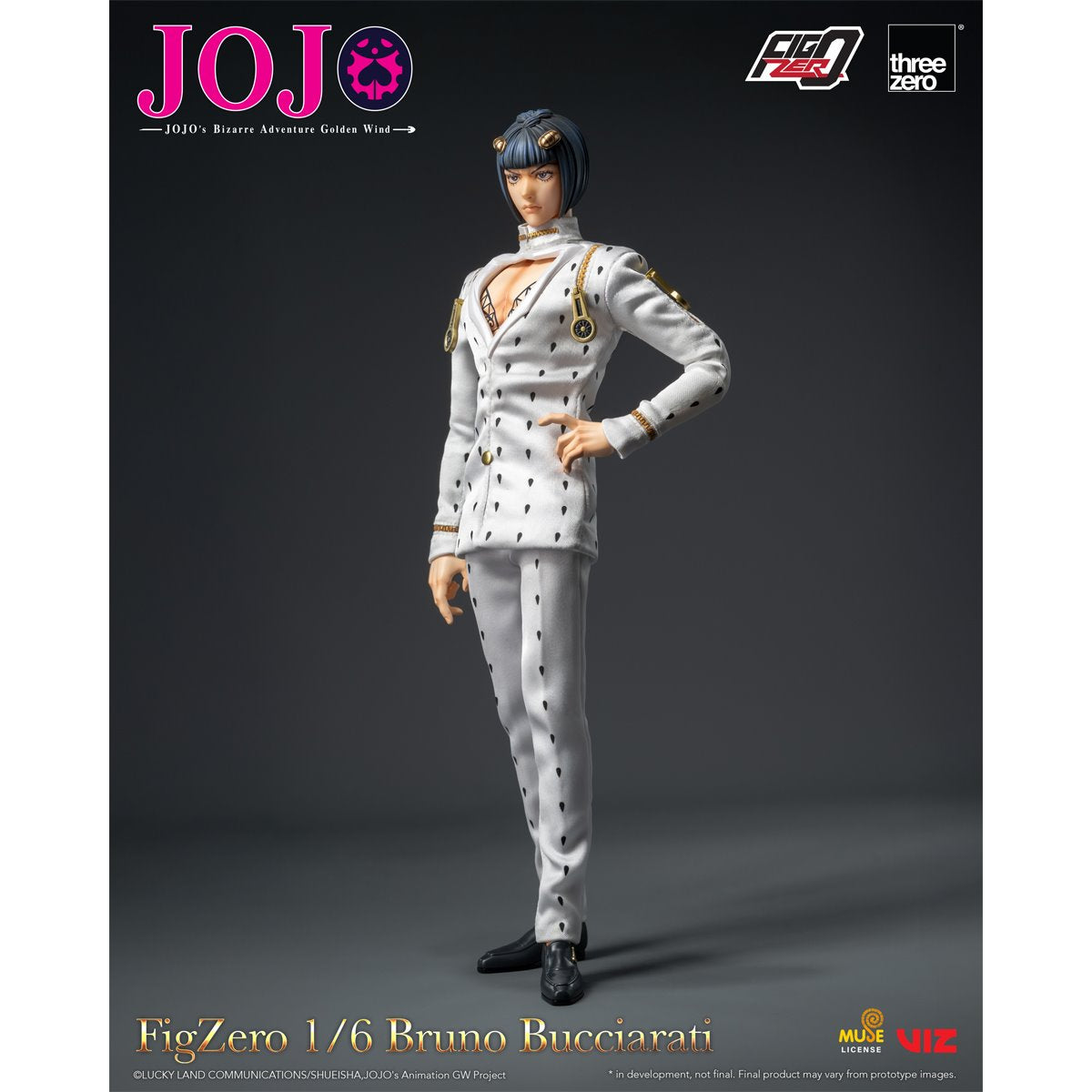 JoJo's Bizarre Adventure: Golden Wind Bruno Bucciarati FigZero 1:6 Scale Action Figure