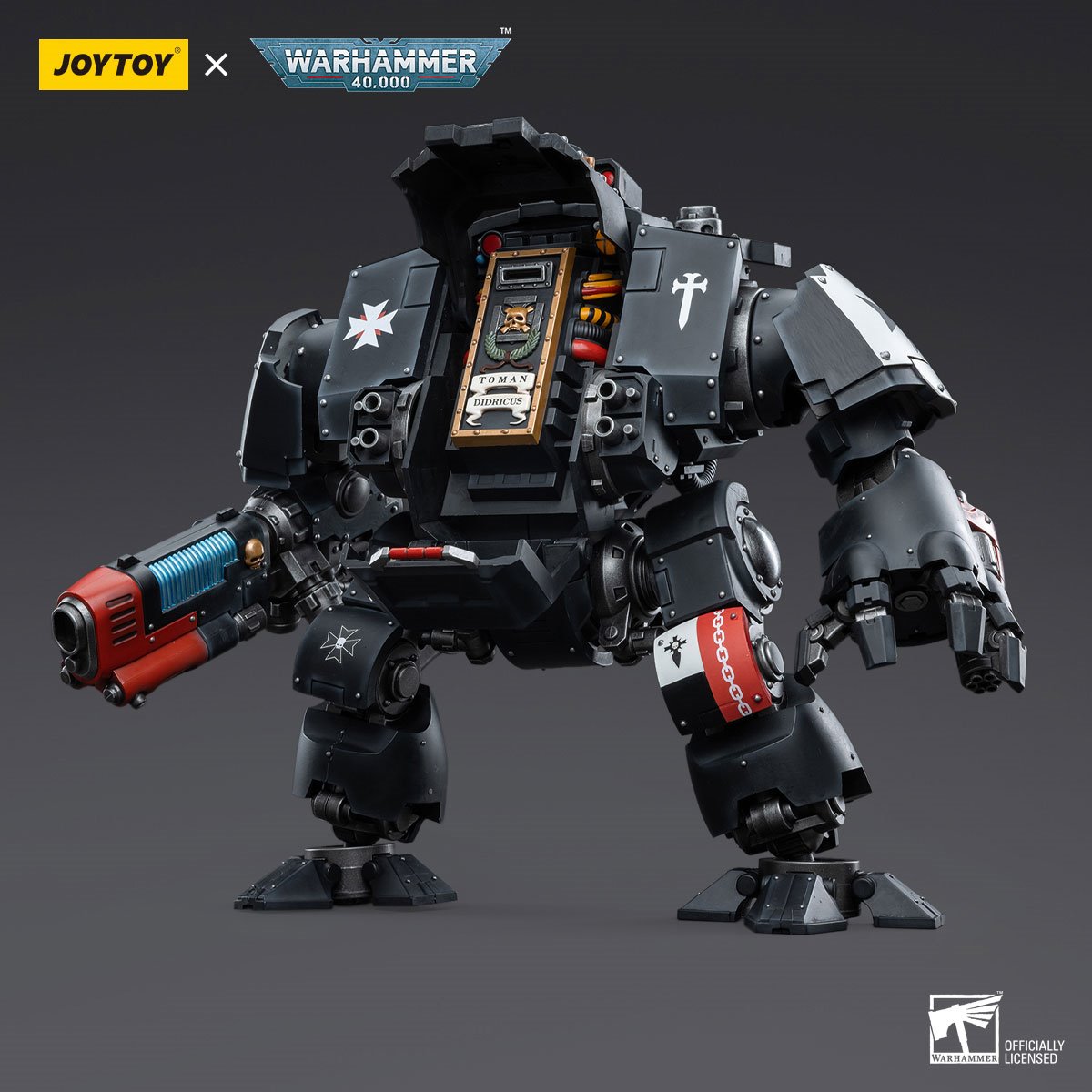 Warhammer 40,000 Black Templars Redemptor Dreadnought 1:18 Scale Action Figure