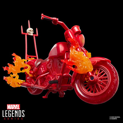 Ghost Rider Marvel Legends Series Johnny Blaze 6-Inch Action Figure with Motorcycle