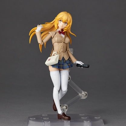 A Certain Scientific Railgun Shokuhou Misaki Winter Version Revoltech Amazing Yamaguchi Action Figure