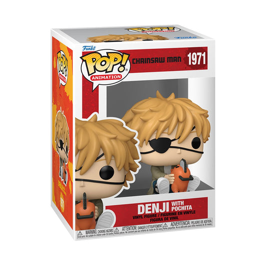 [Pre-Order] Pop! Animation: Chainsaw Man Denji with Pochita
