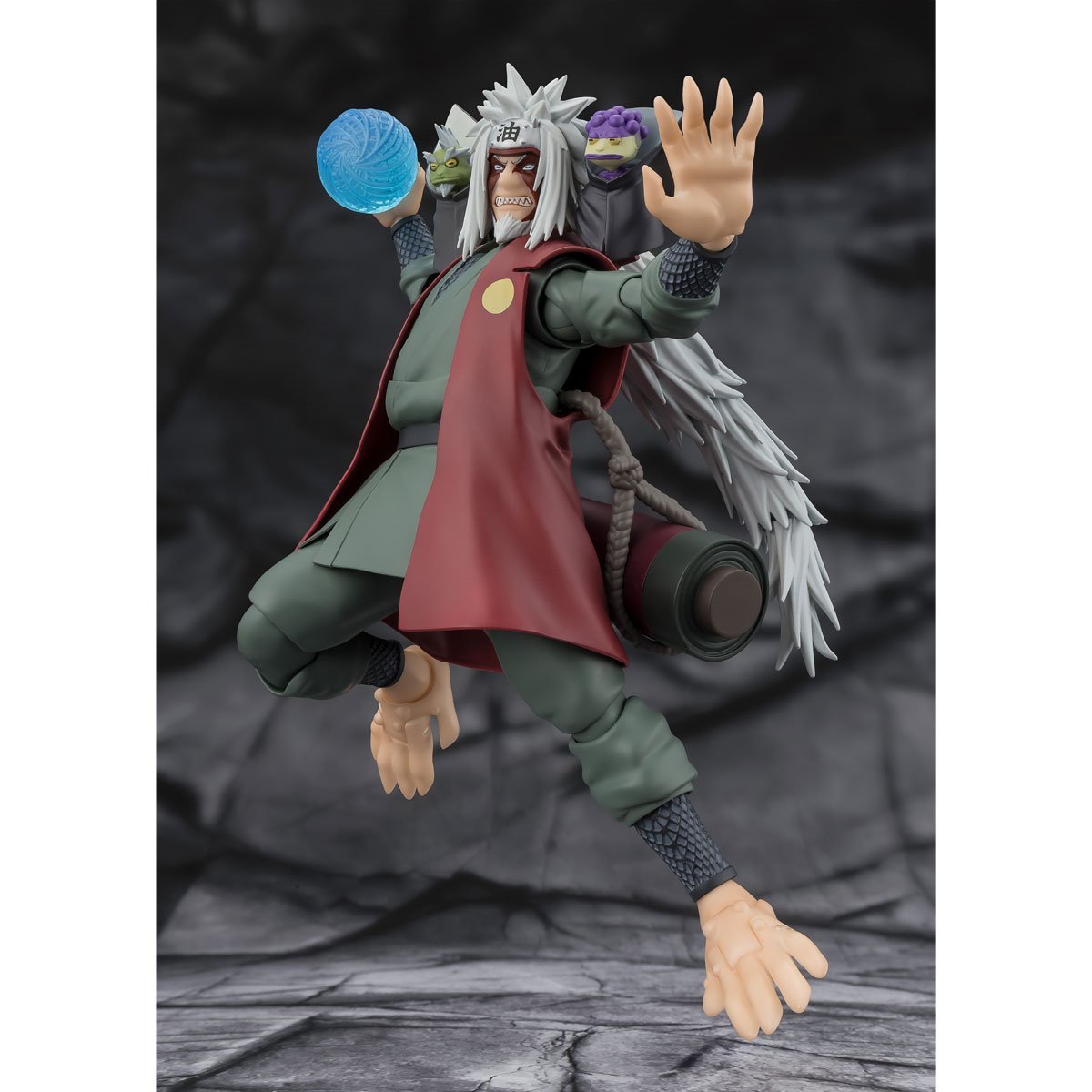 Naruto Jiraiya Hidden Leaf Heroic Master Sage Mode Set S.H.Figuarts Action Figure
