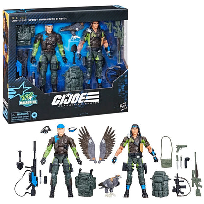 G.I. Joe Classified Series Mad Marauders Low-Light, Spirit Iron-Knife & Niyol Action Figures