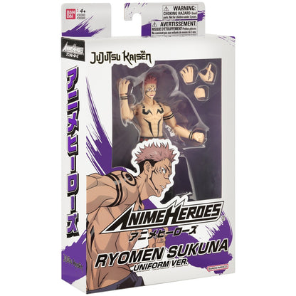 Jujutsu Kaisen Anime Heroes Ryomen Sukuna Uniform Version 6 1/2-Inch Scale Action Figure