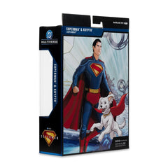 DC Multiverse Theatrical Deluxe Superman Movie: Superman and Krypto 7-Inch Scale Action Figure