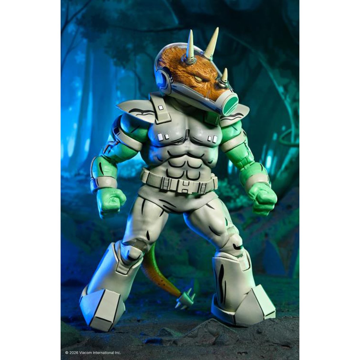 Teenage Mutant Ninja Turtles Mirage Comics Shock Commando Triceraton 7-Inch Scale Action Figure