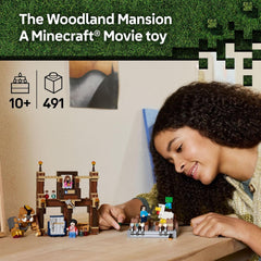 LEGO Minecraft Woodland Mansion Fighting Ring Includes Steve, Garrett, & Henry Minecraft Figures, Plus a Chicken Jockey & More