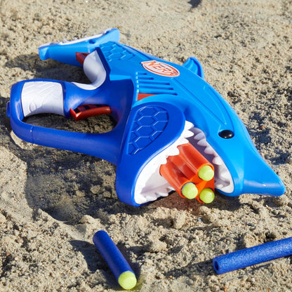 Nerf Junior Wild Sharkfire Easy Play Dart Blaster Shark Toys