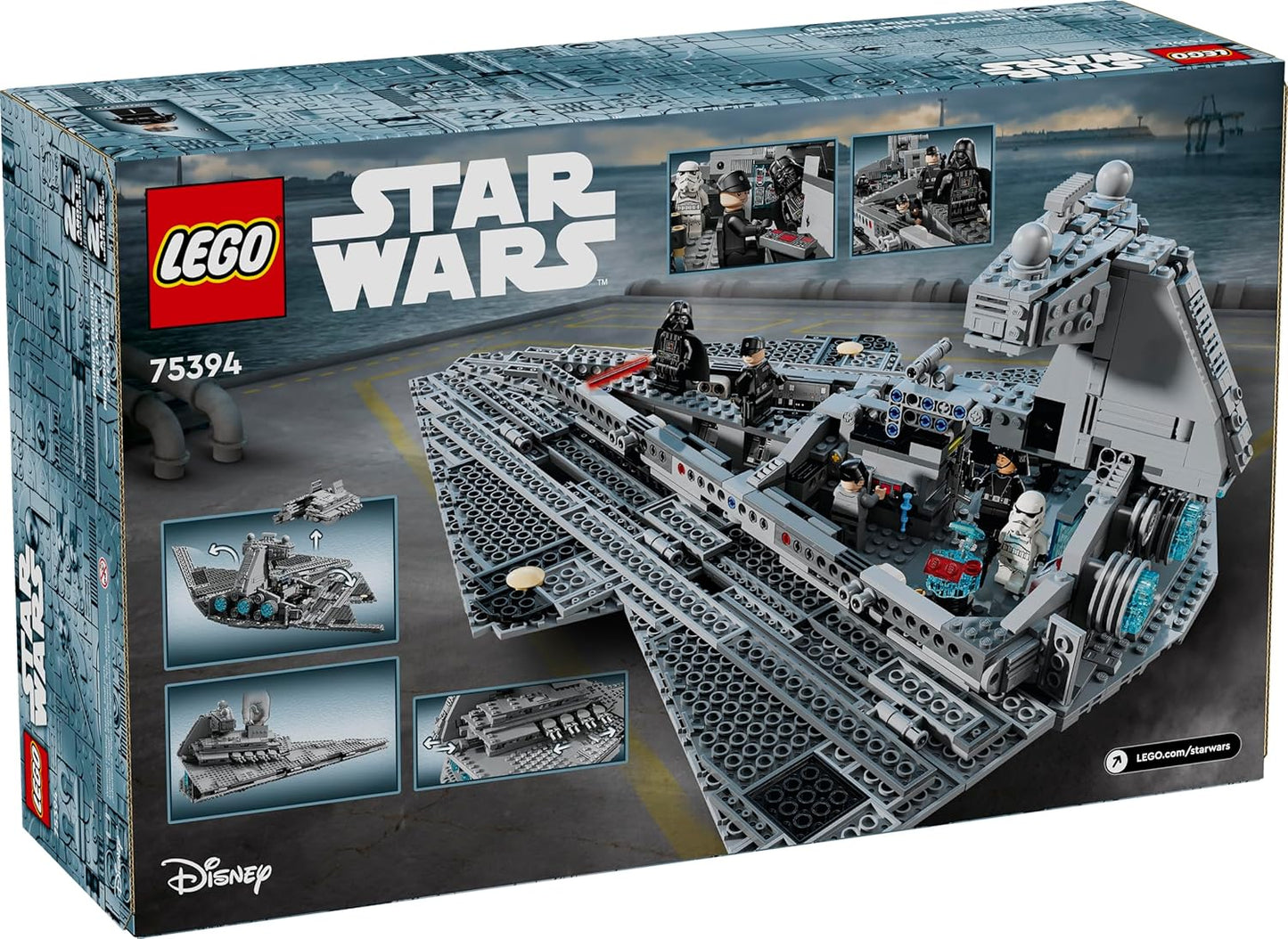 LEGO Star Wars Imperial Star Destroyer Building Toys Set with Darth Vader & 6 Minifigure Toys