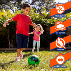 NERF Foam Mini Soccer Ball -  Indoor & Outdoor Ball