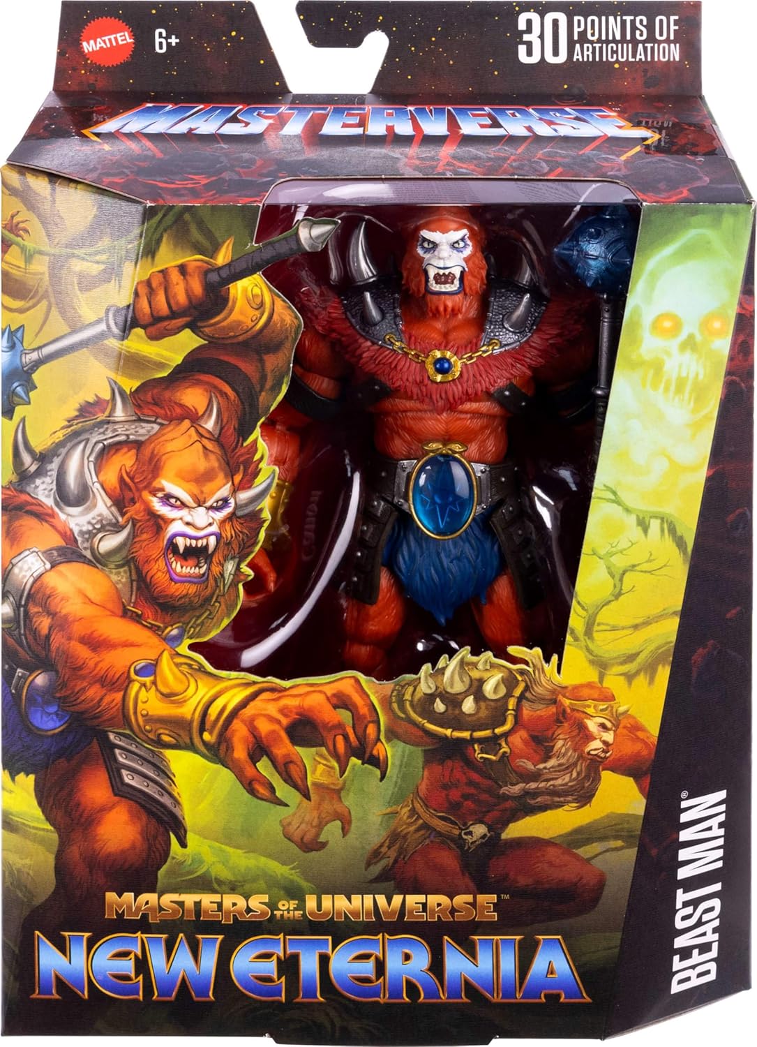 Masters of the Universe Masterverse New Eternia, Beast Man Action Figure & Accessories Set