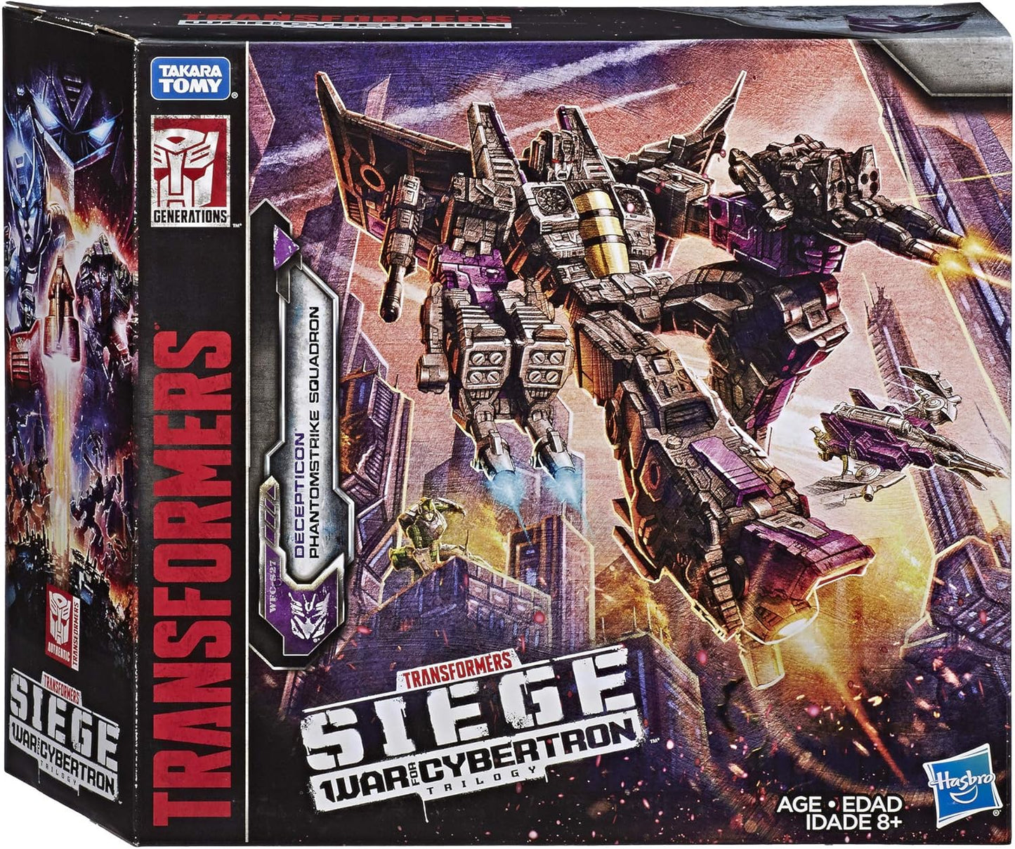 Transformers Generations War for Cybertron Siege Voyager WFC-S27 Decepticon Phantomstrike Squadron 4-Pack
