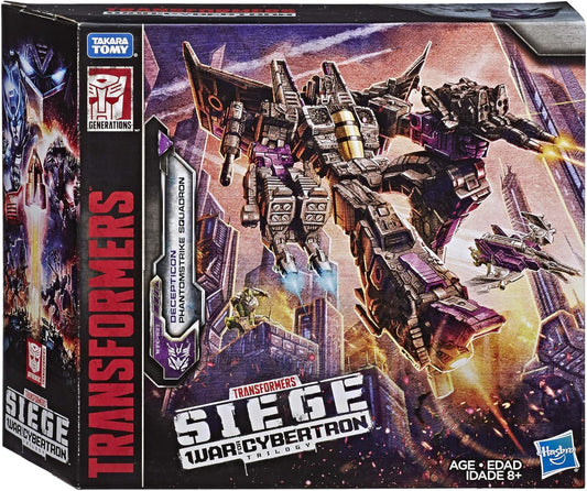 [Pre-Order] Transformers Generations War for Cybertron Siege Voyager WFC-S27 Decepticon Phantomstrike Squadron 4-Pack