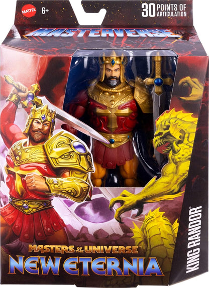 Masters of the Universe Masterverse New Eternia, King Randor Action Figure & Accessories Set