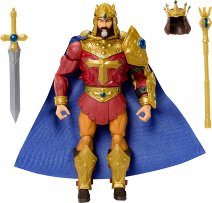 Masters of the Universe Masterverse New Eternia, King Randor Action Figure & Accessories Set