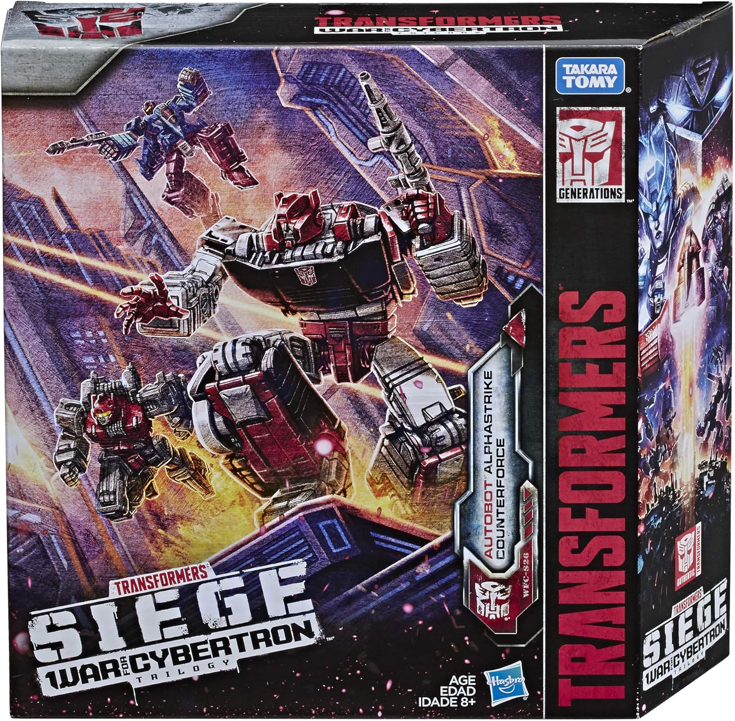 Transformers Toys Generations War for Cybertron Deluxe Wfc-S26 Autobot Alphastrike Counterforce 3 Pack - Final Strike Figure Series: Part 1 (Amazon Exclusive)