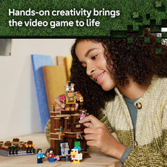LEGO Minecraft Woodland Mansion Fighting Ring Includes Steve, Garrett, & Henry Minecraft Figures, Plus a Chicken Jockey & More