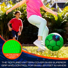NERF Foam Mini Soccer Ball -  Indoor & Outdoor Ball