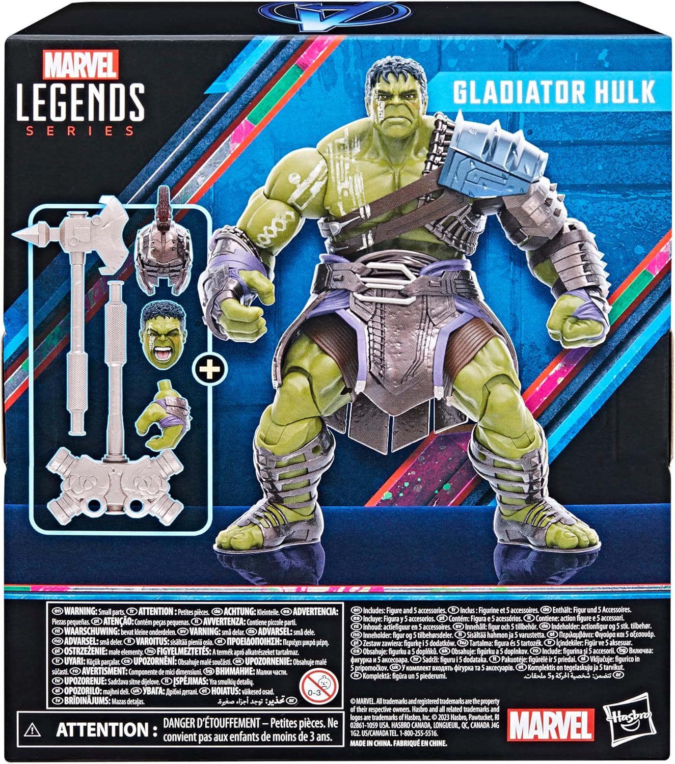 Marvel Legends Series Gladiator Hulk, Thor: Ragnarok Collectible 6-Inch Action Figures