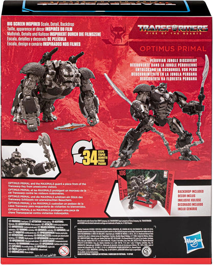 Transformers Toys Studio Series Leader Rise of The Beasts 106 Optimus Primal Action Figure