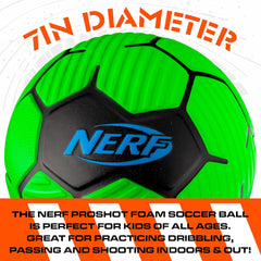 NERF Foam Mini Soccer Ball -  Indoor & Outdoor Ball