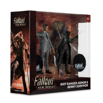Fallout New Vegas Riot Ranger Armor and Benny 7-Inch Scale Action Figure 2-Pack - Exclusive