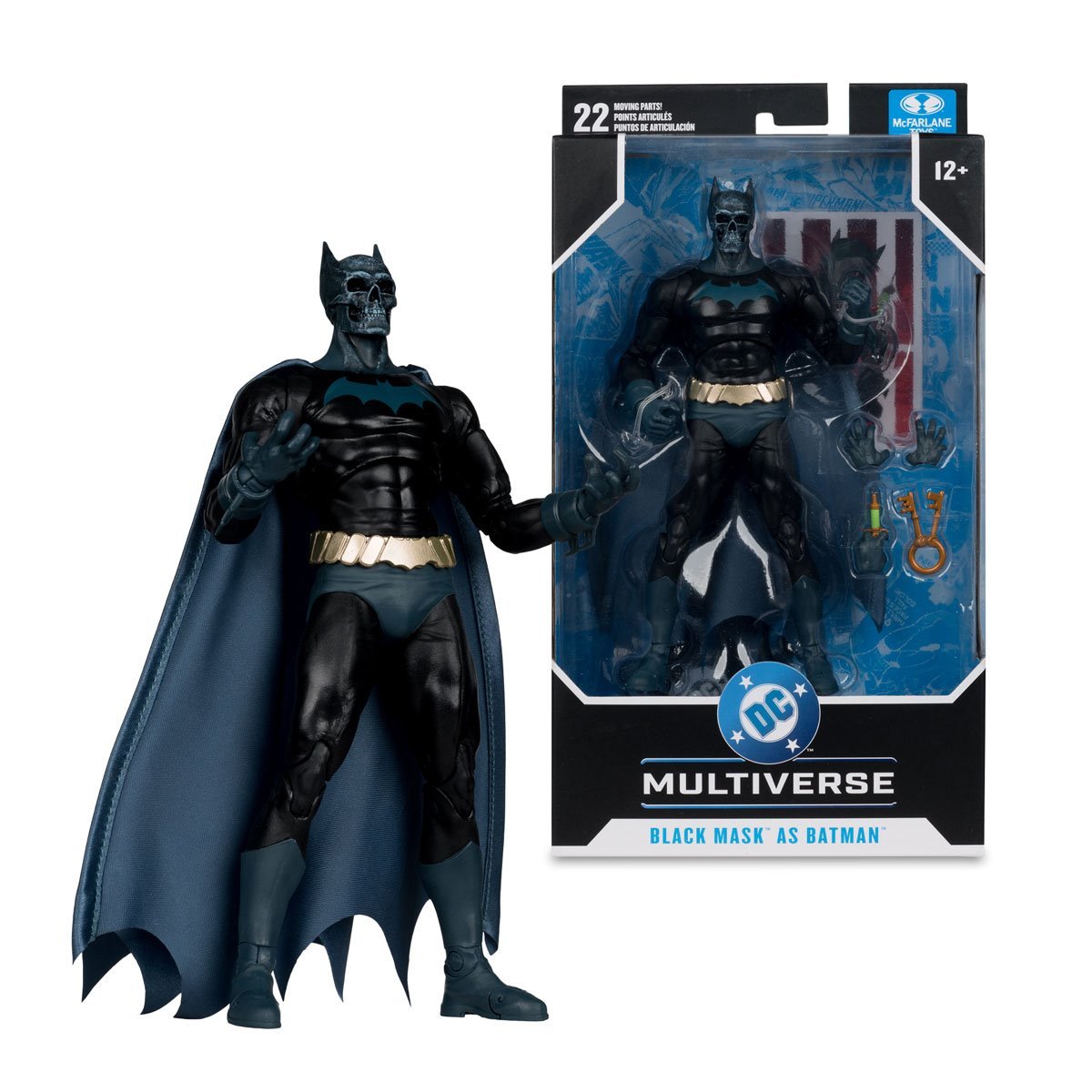 DC Multiverse Black Mask as Batman Beneath the Mask 7-Inch Scale Action Figure