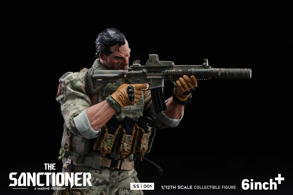 6Inch+ The Sanctioner SS001 1/12 Action Figure