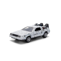 Hollywood Rides Back to the Future Time Machine 40th Anniversary 1:32 Scale Die-Cast Metal Vehicle
