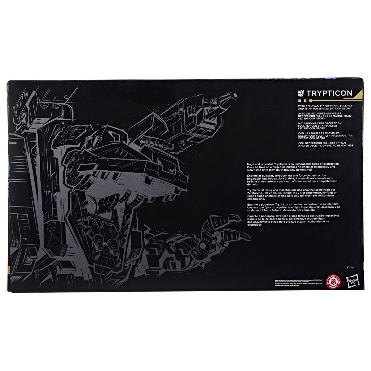 Transformers Generations Selects Age of the Primes 18-inch G1 Trypticon