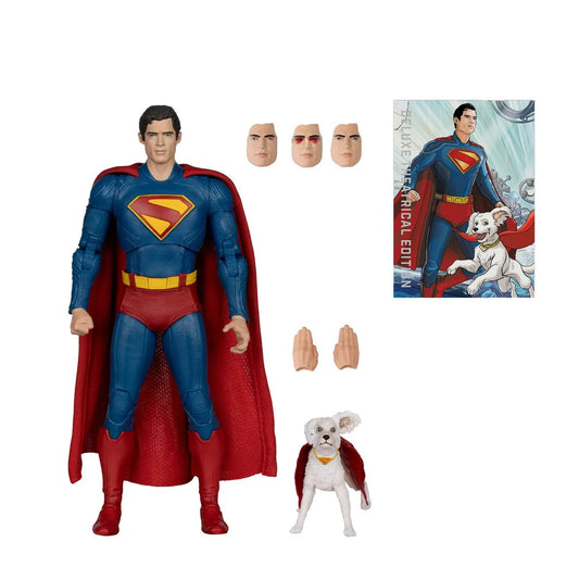 DC Multiverse Theatrical Deluxe Superman Movie: Superman and Krypto 7-Inch Scale Action Figure